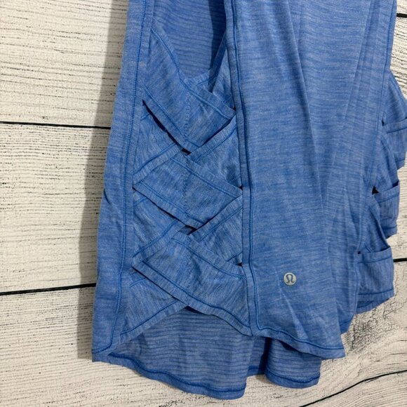 Lululemon Var-City Muscle Tank Heathered Hero Blue - Picture 3 of 4